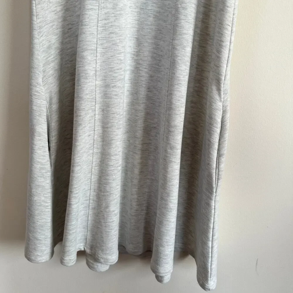 Freedom Trail Kyodan Cowl Neck Dress 1/2 Zip Front Sleeveless Grey Athleisure S - Picture 4 of 10